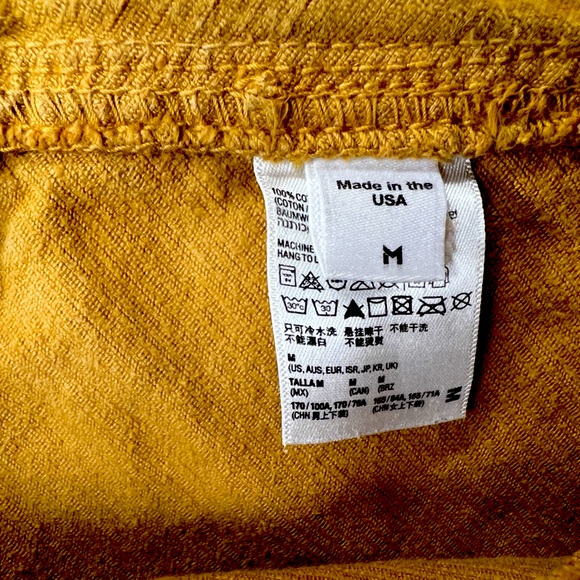 AMERICAN APPAREL women's size M tawny brown corduroy circle skirt - Picture 5 of 5